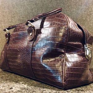 Bath & Body Works Faux Leather Carry On Tote